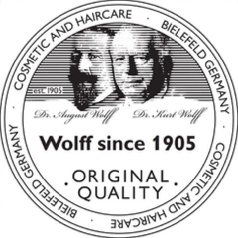 Wolff since 1905 ORIGINAL QUALITY Logo (DPMA, 07/13/2018)