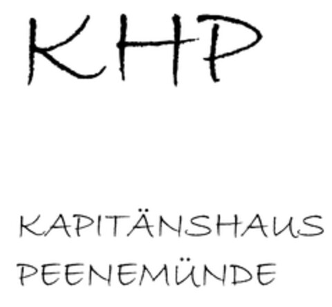 KHP KAPITÄNSHAUS PEENEMÜNDE Logo (DPMA, 23.05.2019)