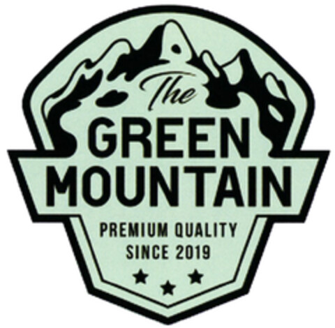 The GREEN MOUNTAIN PREMIUM QUALITY SINCE 2019 Logo (DPMA, 06.05.2022)