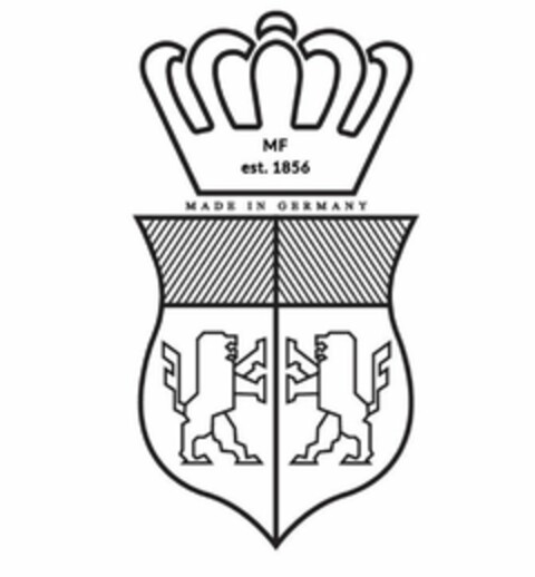 MF est. 1856 MADE IN GERMANY Logo (DPMA, 07/19/2023)