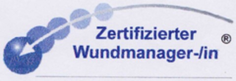 Zertifizierter Wundmanager-/in Logo (DPMA, 02.08.2002)