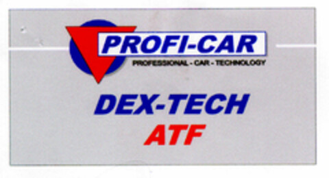 PROFI-CAR DEX-TECH ATF Logo (DPMA, 22.08.2002)