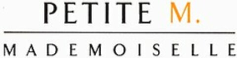 PETITE M. MADEMOISELLE Logo (DPMA, 17.07.2003)