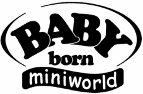 BABY born miniworld Logo (DPMA, 08/22/2003)