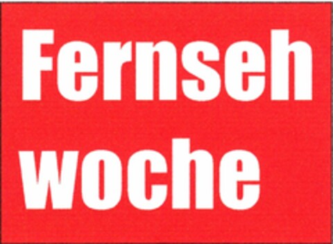 Fernseh woche Logo (DPMA, 10/14/2003)