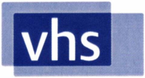 vhs Logo (DPMA, 01.12.2003)