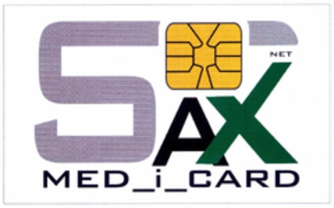 SaxMEDiCARD Logo (DPMA, 01.11.2004)