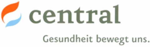 central Gesundheit bewegt uns. Logo (DPMA, 01/19/2006)