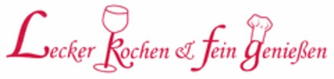 Lecker kochen & fein genießen Logo (DPMA, 11.07.2006)