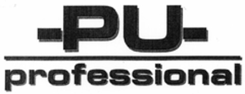 PU professional Logo (DPMA, 20.06.2006)