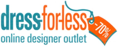 dress-for-less online designer outlet 70 % Logo (DPMA, 19.07.2007)