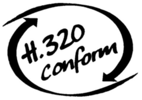 H.320 conform Logo (DPMA, 11/22/1994)