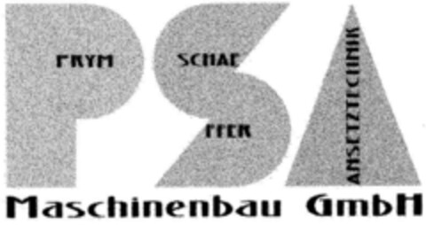 PSA Maschinenbau GmbH Logo (DPMA, 30.09.1996)