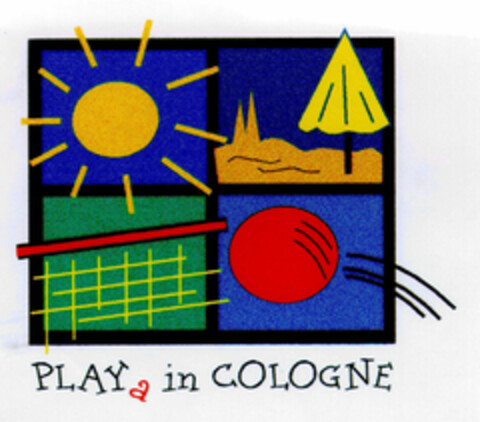 PLAYa in COLOGNE Logo (DPMA, 01.12.1997)