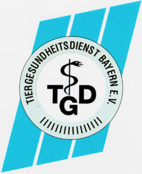 TGD TIERGESUNDHEITSDIENST BAYERN E.V. Logo (DPMA, 07/01/1999)