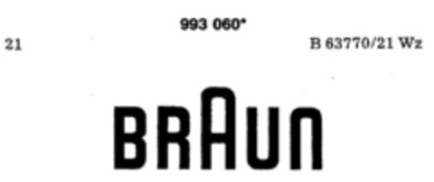 BRAUN Logo (DPMA, 03.08.1979)