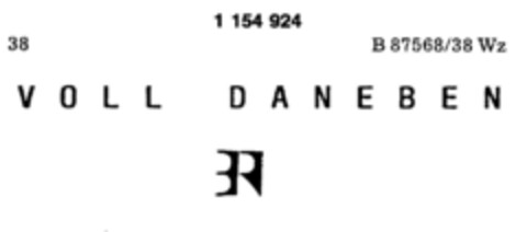 BR VOLL DANEBEN Logo (DPMA, 16.06.1989)