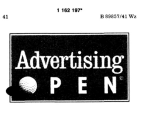 Advertising OPEN Logo (DPMA, 16.05.1990)