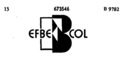 EFBE COL Logo (DPMA, 08.06.1954)