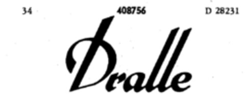 Dralle Logo (DPMA, 19.07.1929)