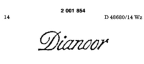 Dianoor Logo (DPMA, 11/06/1990)