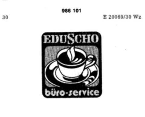 EDUSCHO büro-service Logo (DPMA, 08/12/1978)