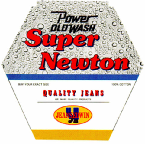 Power OLD WASH Super Newton QUALITY JEANS Logo (DPMA, 31.05.1988)