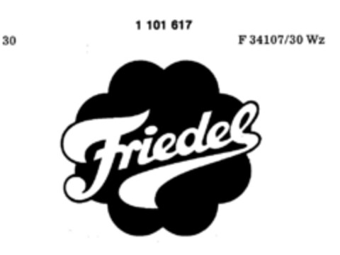 Friedel Logo (DPMA, 20.12.1985)