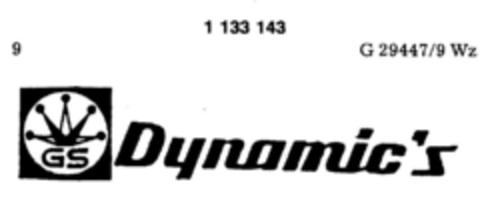 GS Dynamic`s Logo (DPMA, 04/01/1982)