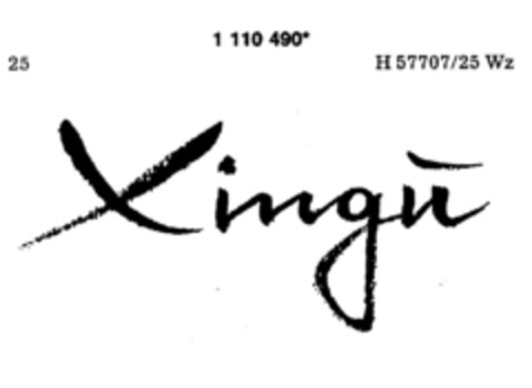 Xingu Logo (DPMA, 28.04.1987)