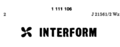 INTERFORM Logo (DPMA, 20.12.1986)