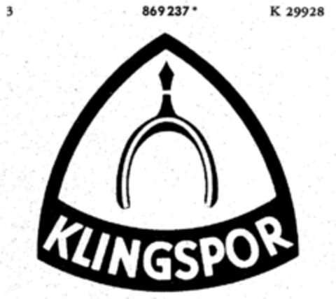 KLINGSPOR Logo (DPMA, 06.06.1969)