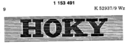 HOKY Logo (DPMA, 27.06.1988)