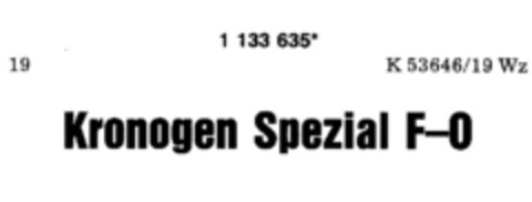 Kronogen Spezial F-O Logo (DPMA, 26.11.1988)