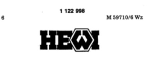 HEWI Logo (DPMA, 28.11.1986)