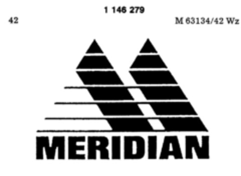 MERIDIAN Logo (DPMA, 06/25/1988)