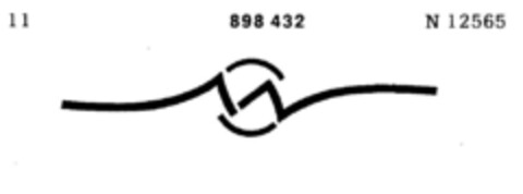 898432 Logo (DPMA, 09.07.1971)