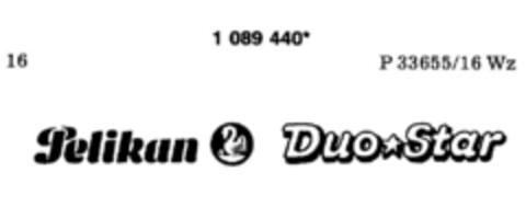 Pelikan Duo*Star Logo (DPMA, 10.03.1986)