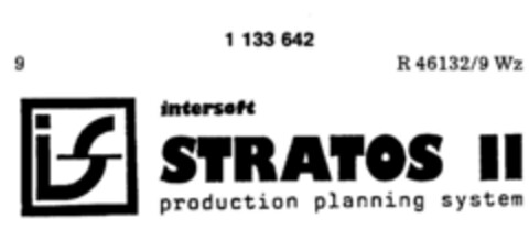 intersoft STRATOS II production planning system Logo (DPMA, 16.12.1987)