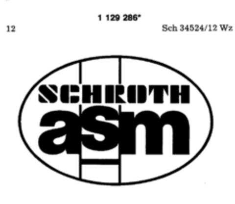 SCHROTH asm Logo (DPMA, 07/07/1988)