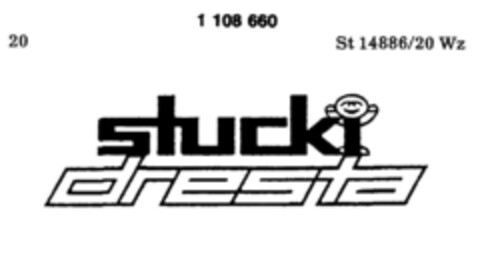 stucki dresta Logo (DPMA, 18.10.1986)