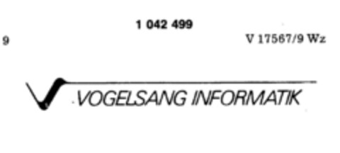 VOGELSANG INFORMATIK Logo (DPMA, 15.06.1981)