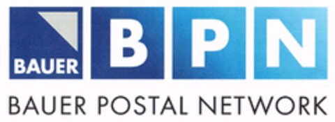 BAUER B P N BAUER POSTAL NETWORK Logo (DPMA, 03/18/2009)