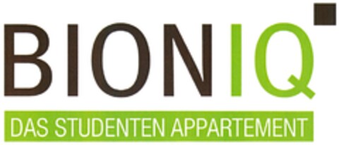 BIONIQ DAS STUDENTEN APPARTEMENT Logo (DPMA, 23.12.2010)