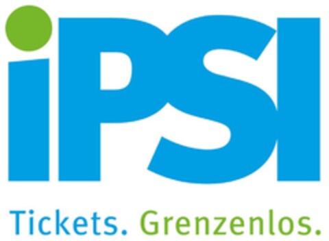 iPSI Tickets. Grenzenlos. Logo (DPMA, 12/18/2014)