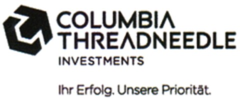 COLUMBIA THREADNEEDLE INVESTMENTS Ihr Erfolg. Unsere Priorität. Logo (DPMA, 01/29/2015)