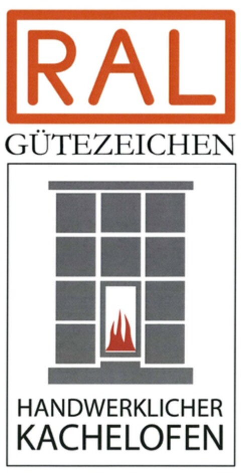 RAL GÜTEZEICHEN HANDWERKLICHER KACHELOFEN Logo (DPMA, 26.02.2016)