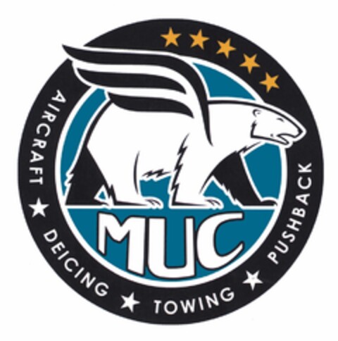 MUC, AIRCRAFT, DEICING, TOWING, PUSHBACK Logo (DPMA, 18.03.2017)