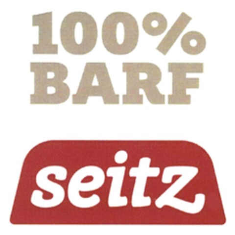 100% BARF seitz Logo (DPMA, 05/24/2017)