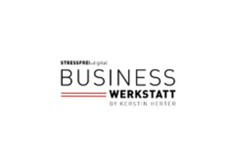 STRESSFREI.digital BUSINESS WERKSTATT BY KERSTIN HERTER Logo (DPMA, 12/03/2018)